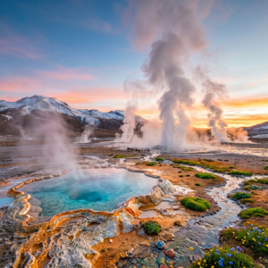 Passeio aos Geysers del Tatio ao amanhecer